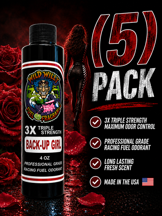 Backup Girl - Wild Willy Fuel Fragrance - 3X Triple Strength! Bulk (5) Pack