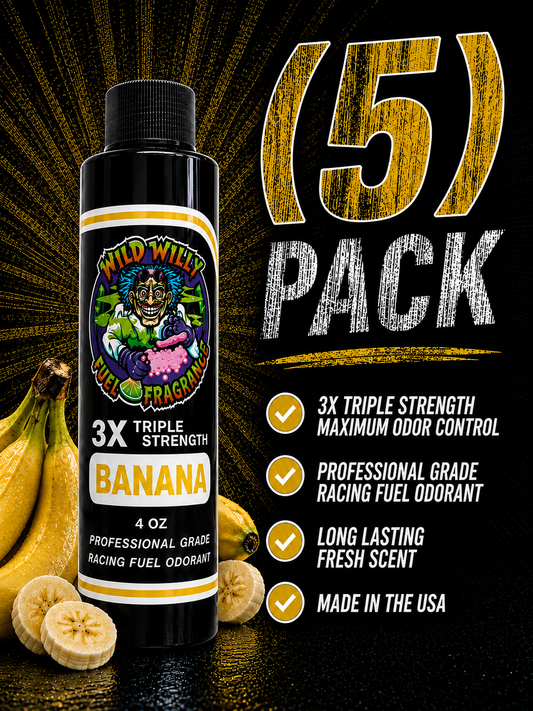 Banana - Wild Willy Fuel Fragrance - 3X Triple Strength! Bulk (5) Pack
