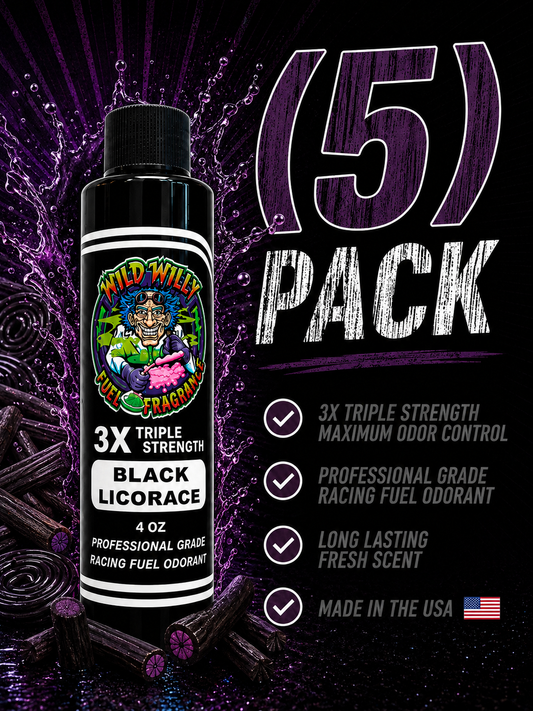 Black Licorace - Wild Willy Fuel Fragrance - 3X Triple Strength! Bulk (5) Pack