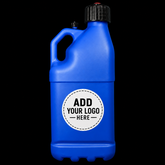 (4) Custom Blue Utility Jug
