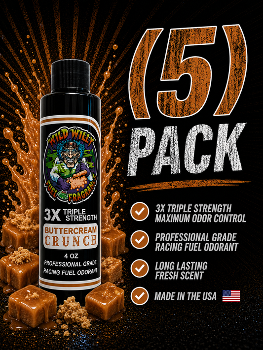 Buttercream Crunch - Wild Willy Fuel Fragrance - 3X Triple Strength! Bulk (5) Pack