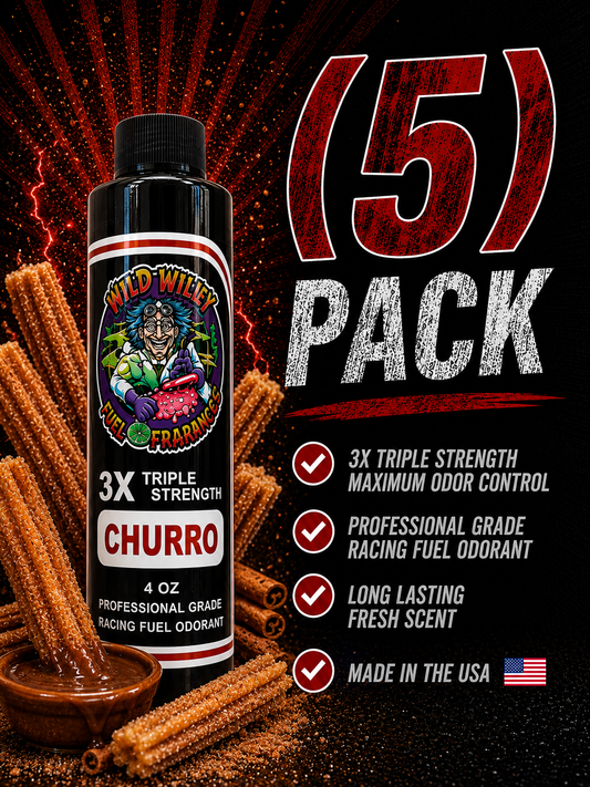 Churro - Wild Willy Fuel Fragrance - 3X Triple Strength! Bulk (5) Pack