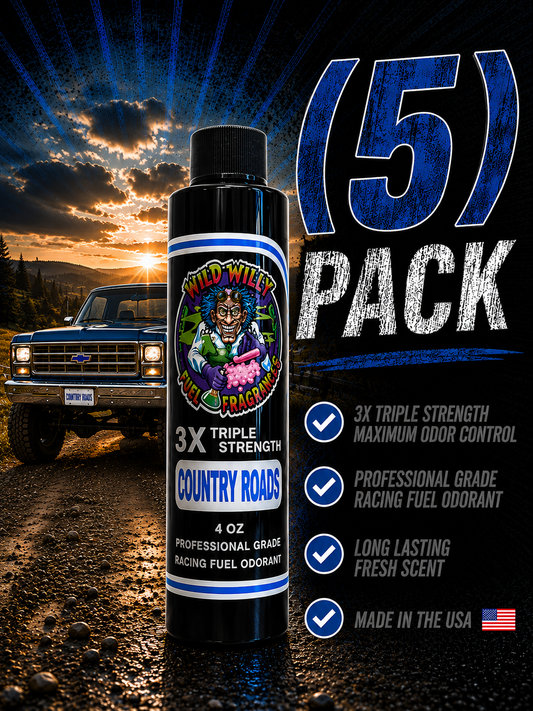 Country Road - Wild Willy Fuel Fragrance - 3X Triple Strength! Bulk (5) Pack