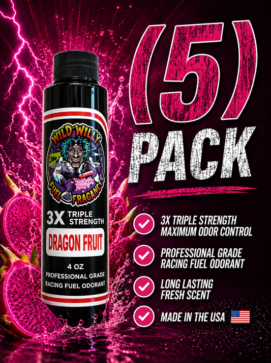Dragon Fruit - Wild Willy Fuel Fragrance - 3X Triple Strength! Bulk (5) Pack