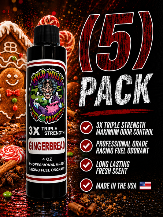 Gingerbread - Wild Willy Fuel Fragrance - 3X Triple Strength! Bulk (5) Pack