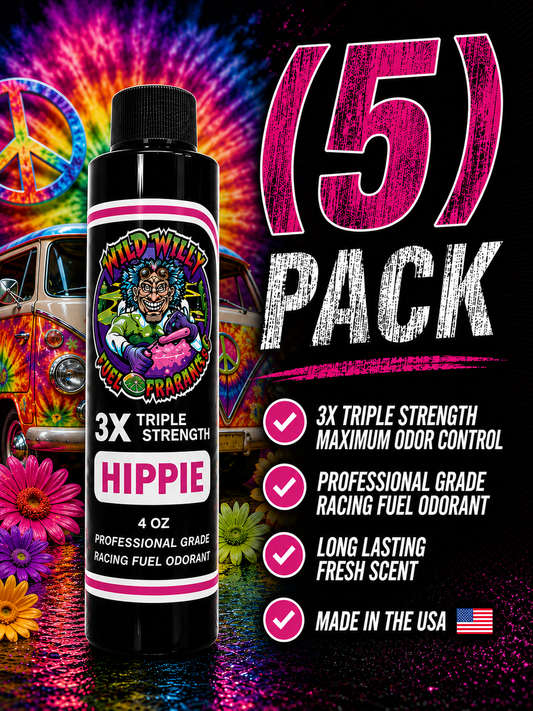 Hippie - Wild Willy Fuel Fragrance - 3X Triple Strength! Bulk (5) Pack