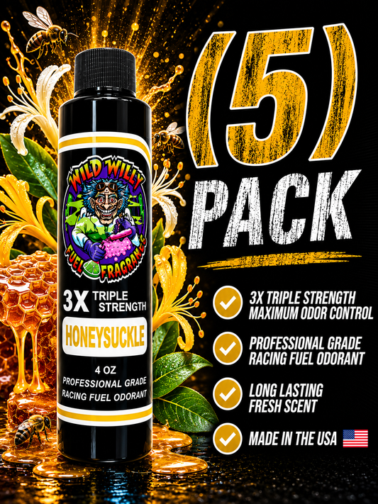 Honeysuckle - Wild Willy Fuel Fragrance - 3X Triple Strength! Bulk (5) Pack