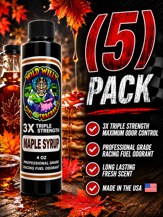 Maple Syrup - Wild Willy Fuel Fragrance - 3X Triple Strength! Bulk (5) Pack