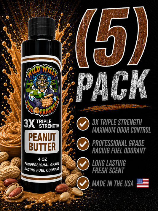 Peanut Butter - Wild Willy Fuel Fragrance - 3X Triple Strength! Bulk (5) Pack