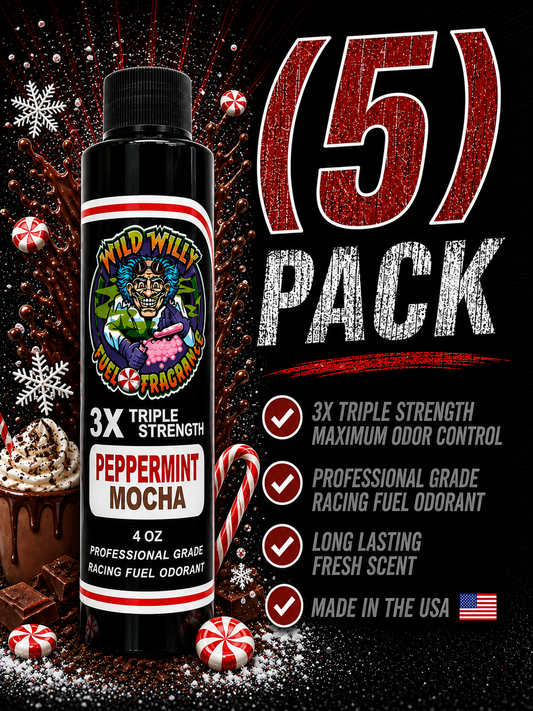 Peppermint Mocha - Wild Willy Fuel Fragrance - 3X Triple Strength! Bulk (5) Pack