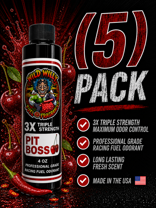 Pit Boss - Wild Willy Fuel Fragrance - 3X Triple Strength! Bulk (5) Pack