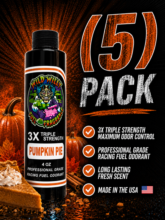 Pumpkin Pie - Wild Willy Fuel Fragrance - 3X Triple Strength! Bulk (5) Pack