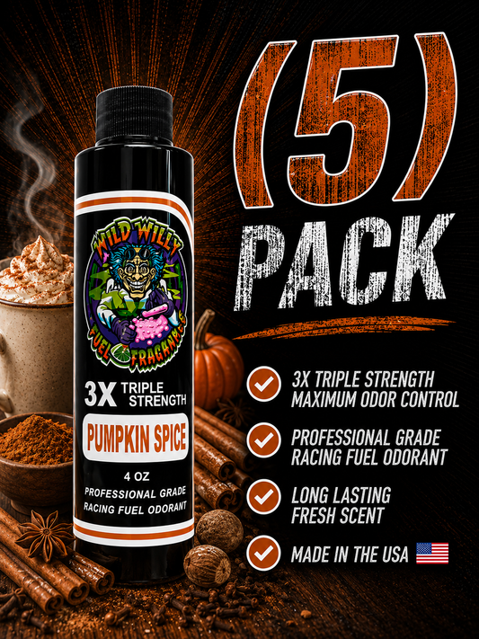 Pumpkin Spice - Wild Willy Fuel Fragrance -3X Triple Strength! Bulk (5) Pack