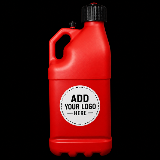(4) Custom Red Utility Jug