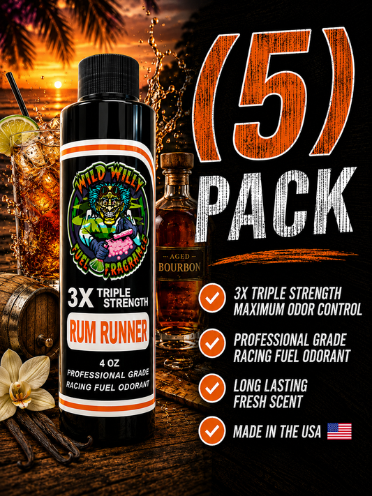 Rum Runner - Wild Willy Fuel Fragrance - 3X Triple Strength! BULK (5) pack