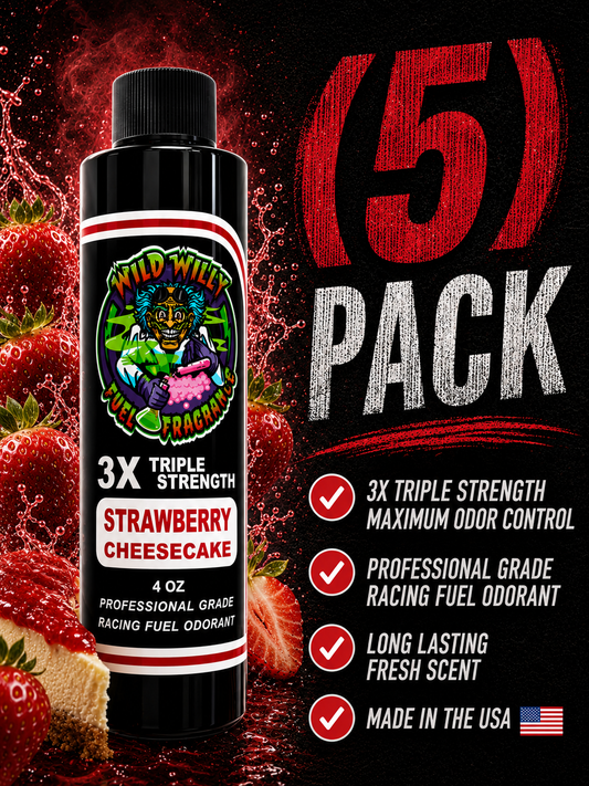 Strawberry Cheesecake - Wild Willy Fuel Fragrance - 3X Triple Strength! Bulk (5) Pack