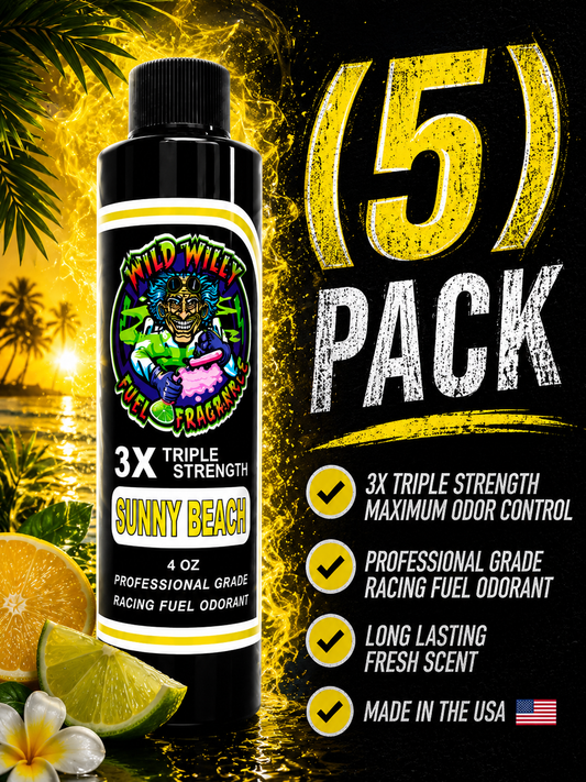 Sunny Beach - Wild Willy Fuel Fragrance - 3X Triple Strength! Bulk (5) Pack