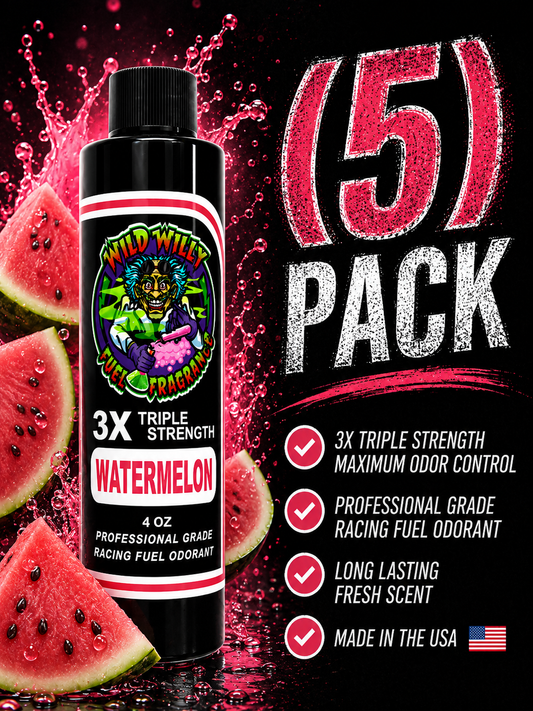 Watermelon - Wild Willy Fuel Fragrance - 3X Triple Strength Bulk (5) Pack