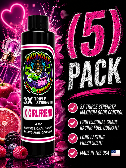X – Girlfriend - Wild Willy Fuel Fragrance - 3X Triple Strength! Bulk (5) Pack